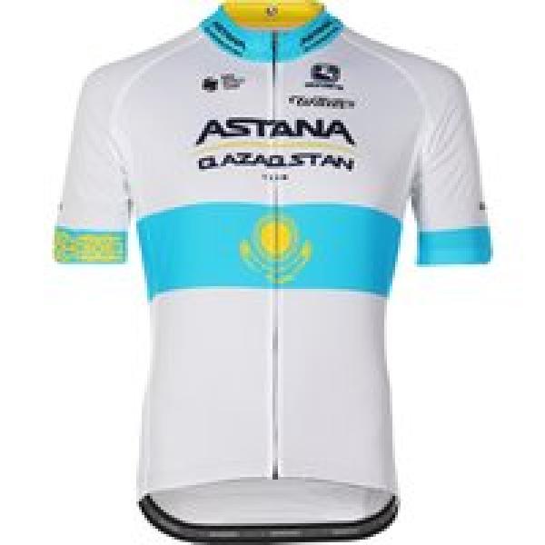 ASTANA QAZAQSTAN TEAM fietsshirt met korte mouwen Kazachse kampioen 2023, voor h