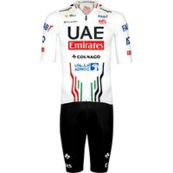 UAE EMIRATES Race 2024 Set (fietsshirt + fietsbroek) set (2 artikelen), voor her