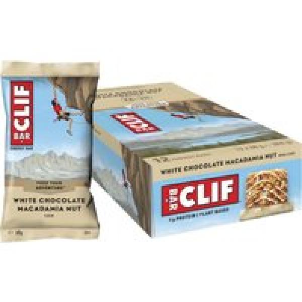 CLIF Energiereep Macadamia-witte chocolade 12 stuks/doos, Energierepen, Prestati