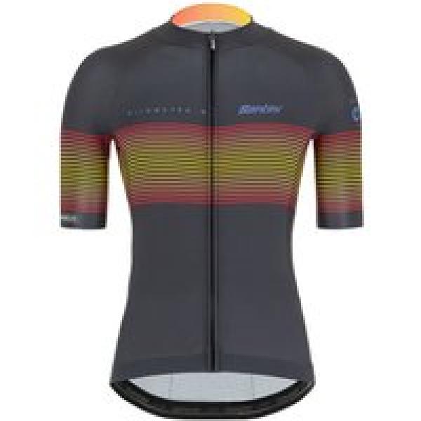 La Vuelta KM Cero 2020 fietsshirt met korte mouwen, voor heren, Maat S, Fietsshi
