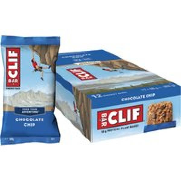 CLIF Energiereep Chocochip 12 stuks/doos, Energierepen, Prestatievoeding