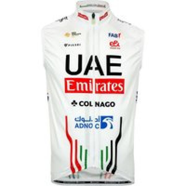 UAE TEAM EMIRATES windvest 2024 fietsvest, voor heren, Maat L, Fiets vest, Wiele