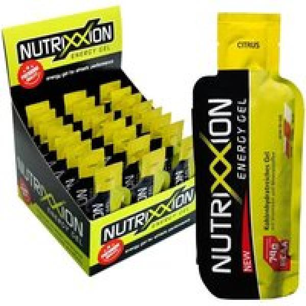 NUTRIXXION Energy Gel Citrus. 24 stuk/doos liquid ampullen, Sportgel, Prestatiev