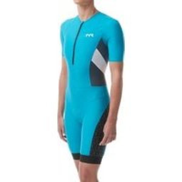 tyr women s competitor speedsuit turquoise gray white