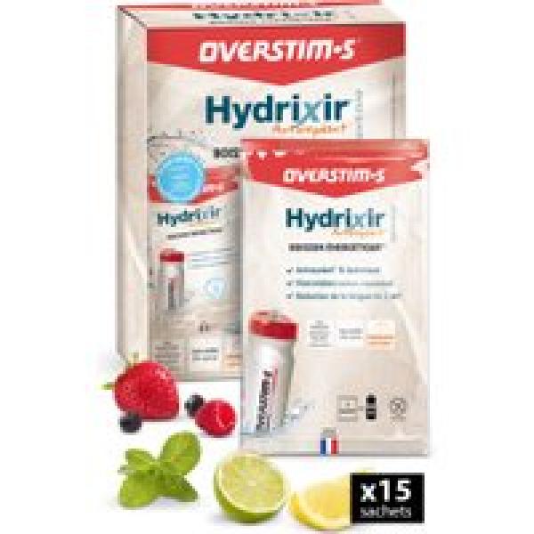 overstims energy drink 15 sticks antioxydant hydrixir assortiment smaken