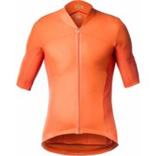 mavic cosmic ultimate short sleeve jersey red orange
