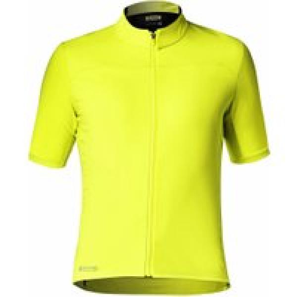 mavic mistral short sleeved jersey fluorescent yellow