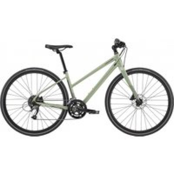 cannondale quick women s 3 remixte shimano acera altus 9v 700 mm agave green fitness city bike