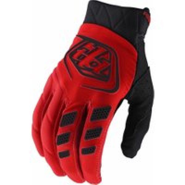 troy lee designs revox red gloves