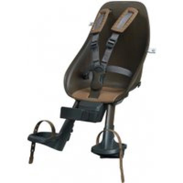 urban iki front carrier with compact adapter black brown