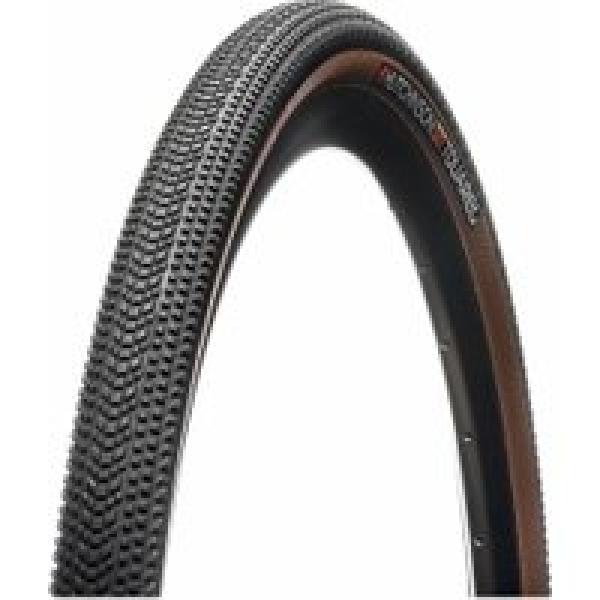 hutchinson touareg 700mm tubeless ready soft gravel tyre hardskin beige sidewalls tan