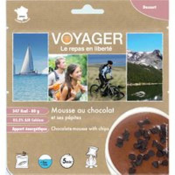 voyager freeze dried chocolate mousse amp chips 80g