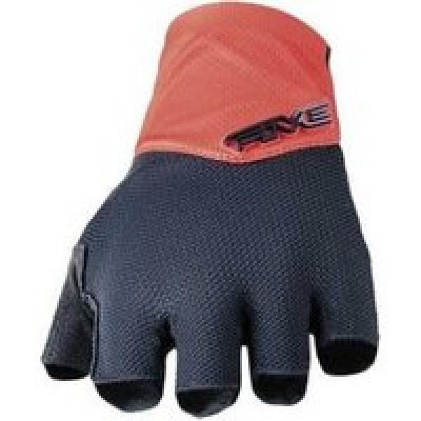 five rc1 short gloves red black