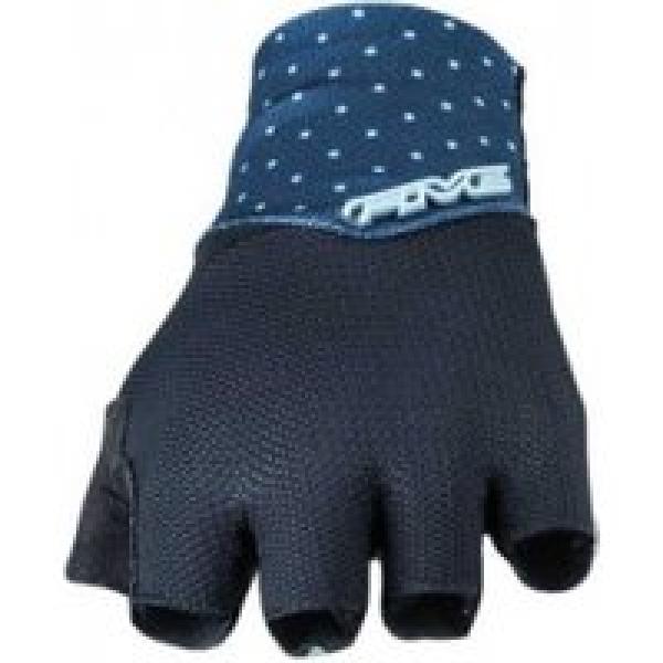 five rc1 women s short gloves black blue