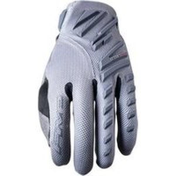 paar five enduro air grey long gloves