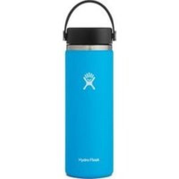 hydro flask wide mouth with flex cap 591 ml blue