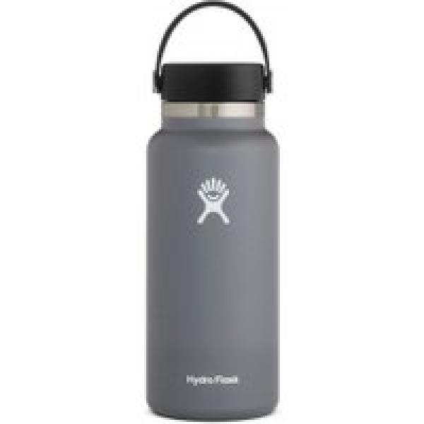 hydro flask wide mouth with flex cap 946 ml dark grey