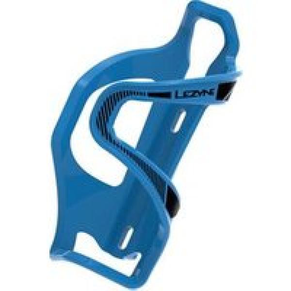 lezyne flow cage sl enhanced left side mount blue