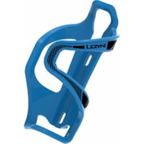 lezyne flow cage sl enhanced left side mount blue