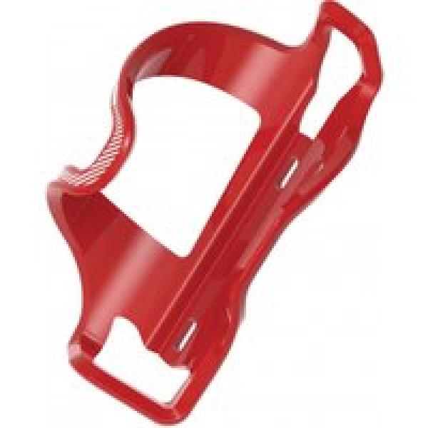 lezyne flow cage sl enhanced bottle carrier side entry right side red