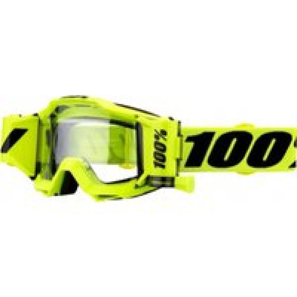 100 accuri goggle fluo forecast yellow clear lenses