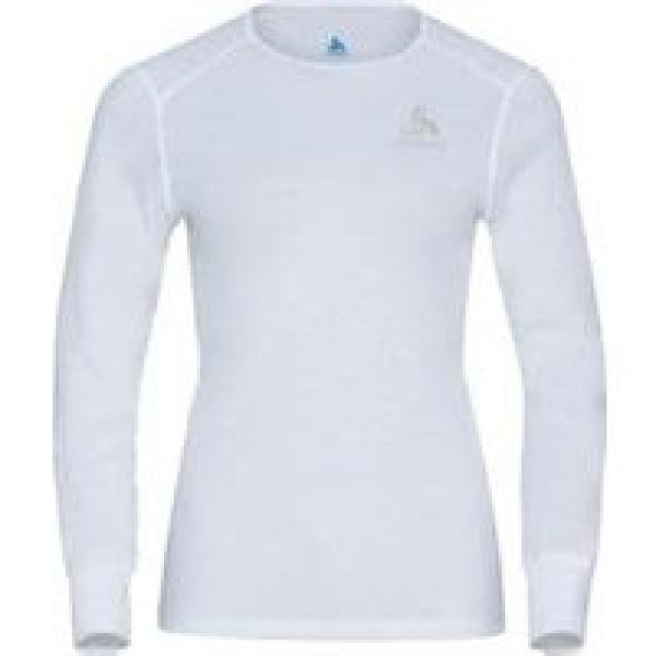 odlo women s active warm eco long sleeve shirt white