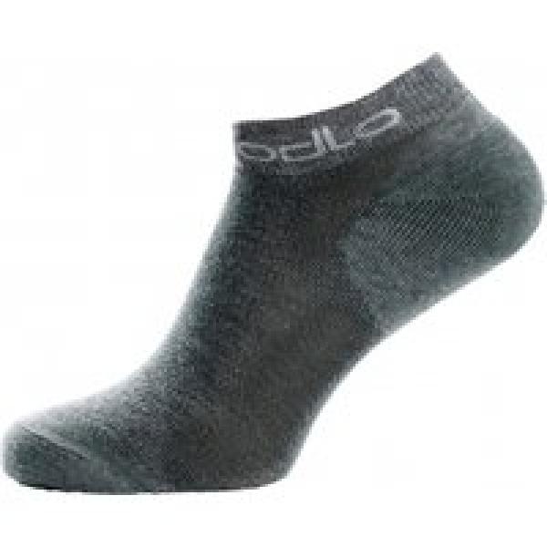 2 paar odlo active low socks grey unisex