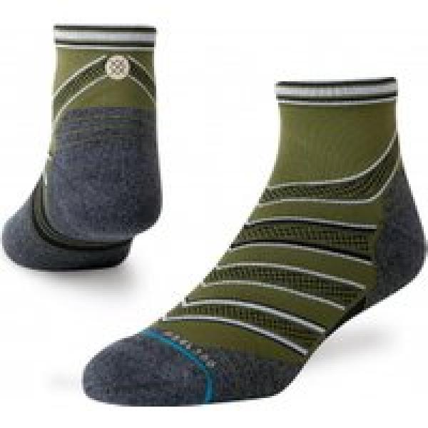 paar stance conflicted qtr socks green
