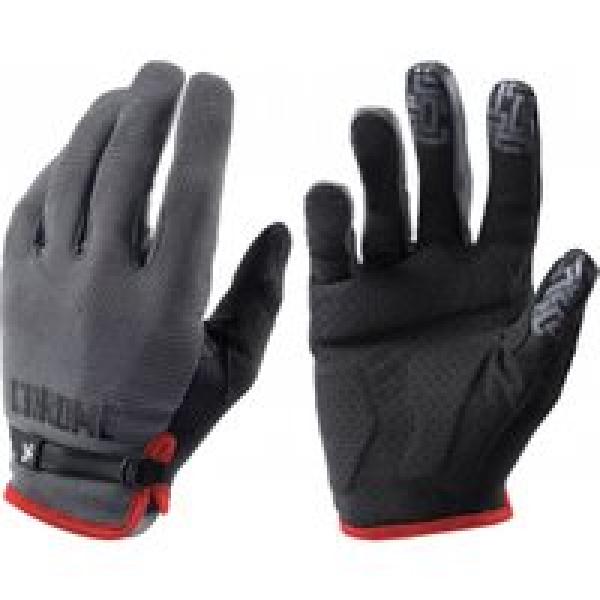 chrome cycling gloves grey black