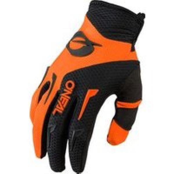 o neal element yellow orange black kids long gloves