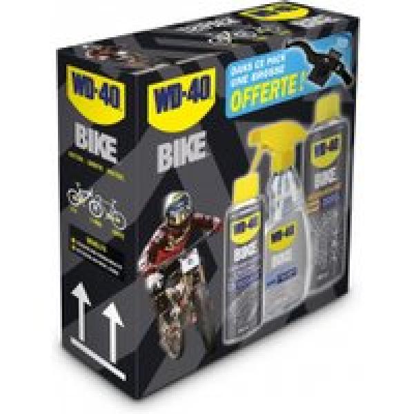 wd40 bike maintenance pack cleaner 500ml all condition oil 250ml degreaser 50ml