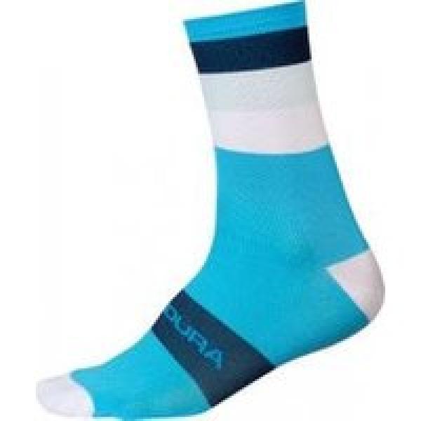 paar endura neon blue band sokken