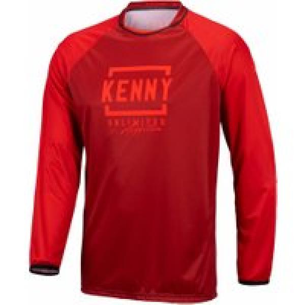 kenny defiant long sleeve jersey rood