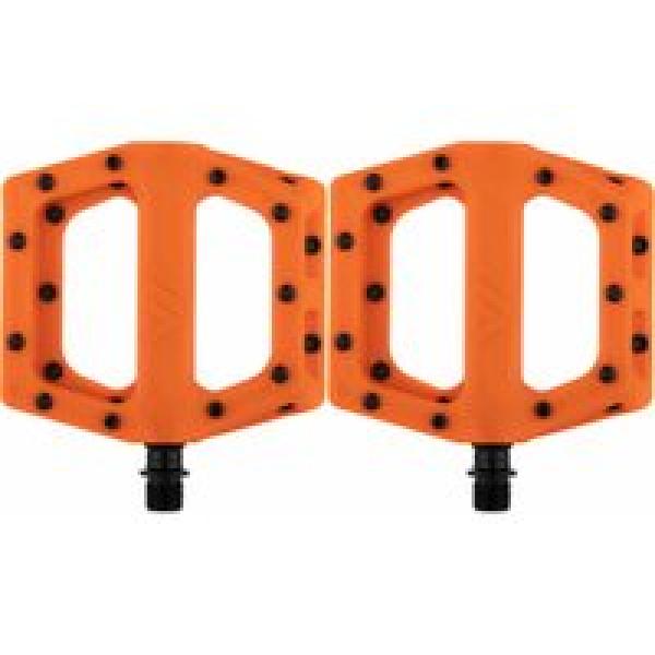 paar dmr v11 orange flat pedalen