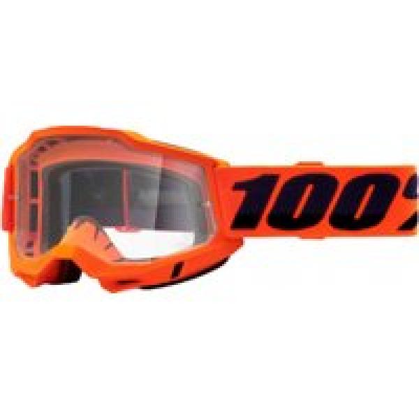 100 accuri 2 orange clear goggle