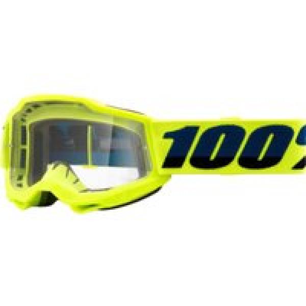100 accuri 2 yellow clear goggle