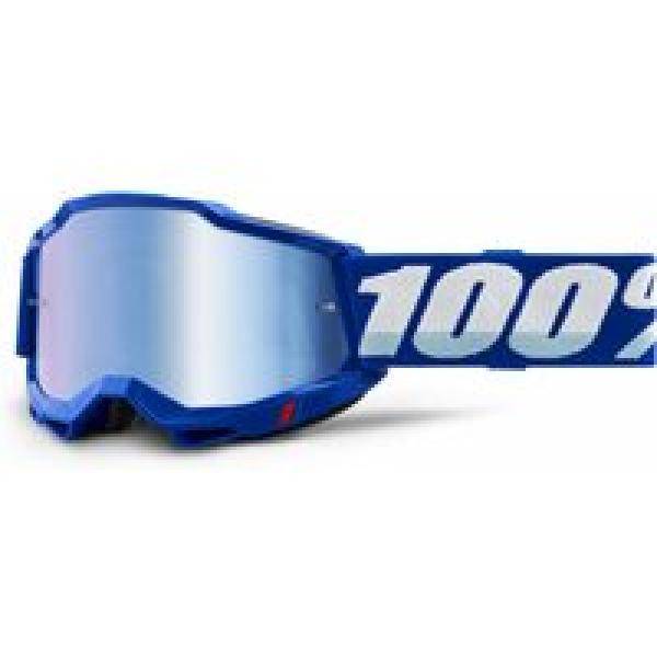 100 accuri 2 goggle blue blue mirror lenses