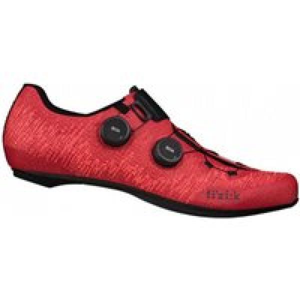 fizik infinito vento knit r1 road shoes red coral black