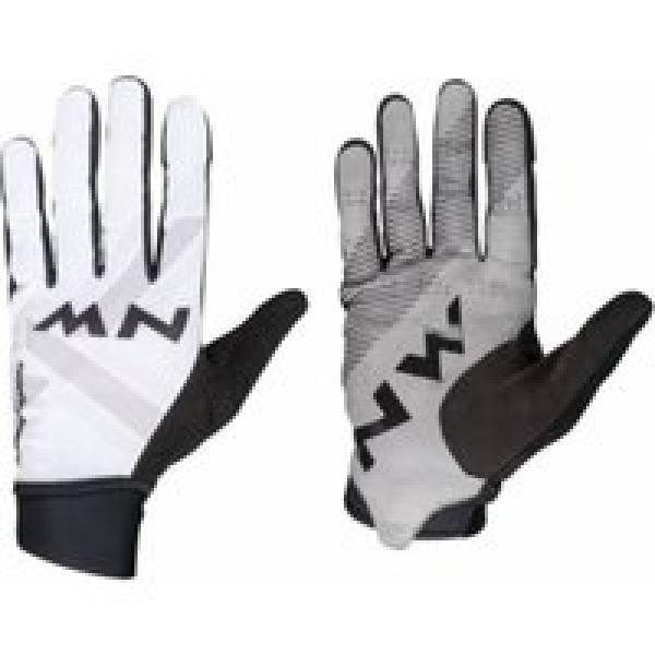 northwave extreme full finger korte handschoenen wit zwart
