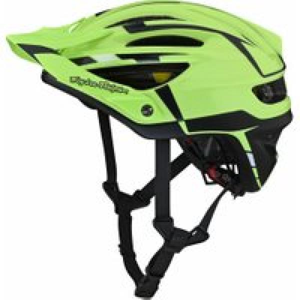 all mountain helm troy lee designs a2 mips silver green grey