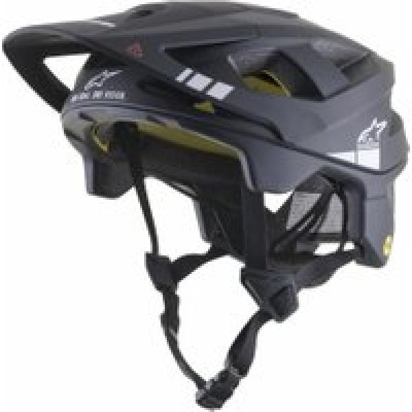 alpinestars vector tech a1 helm zwart grijs