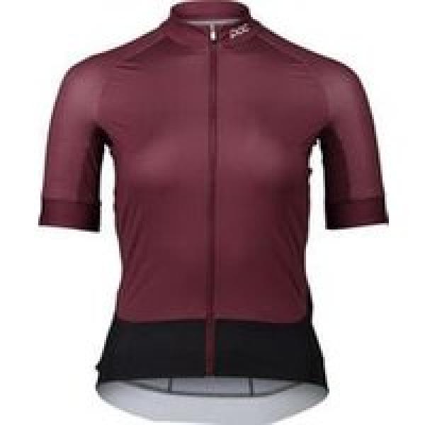 poc essential road women s short sleeve jersey red