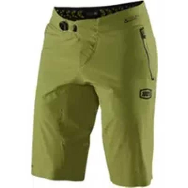 100 celium green shorts