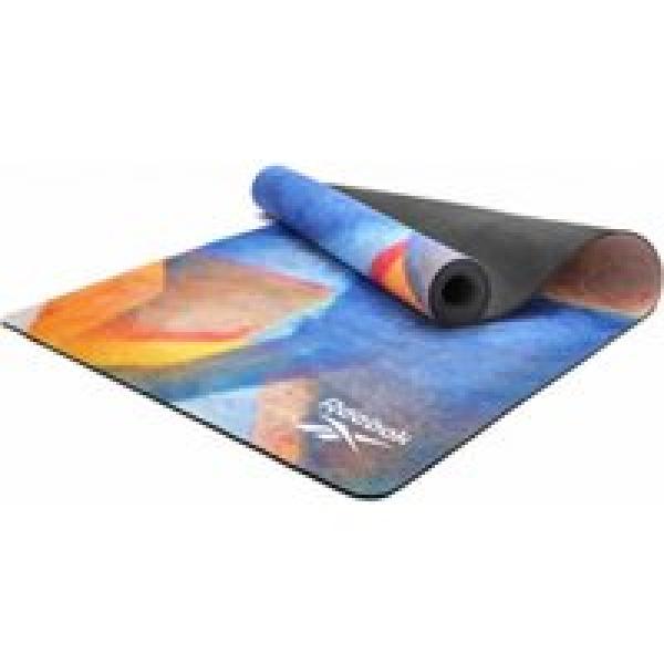 reebok yoga mat natural rubber mat multi coloured