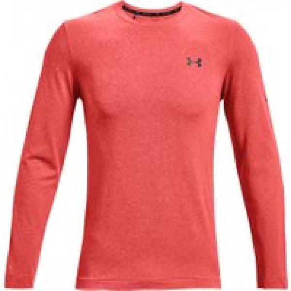 under armour rush seamless red men s long sleeve jersey