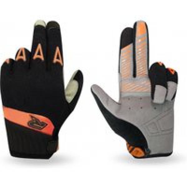 lange racer handschoenen rock d3o handschoenen zwart oranje