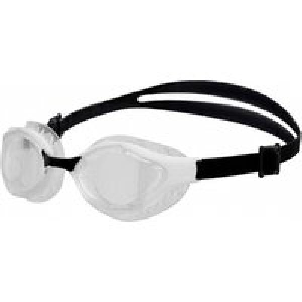 arena air bold swipe swim goggles white black