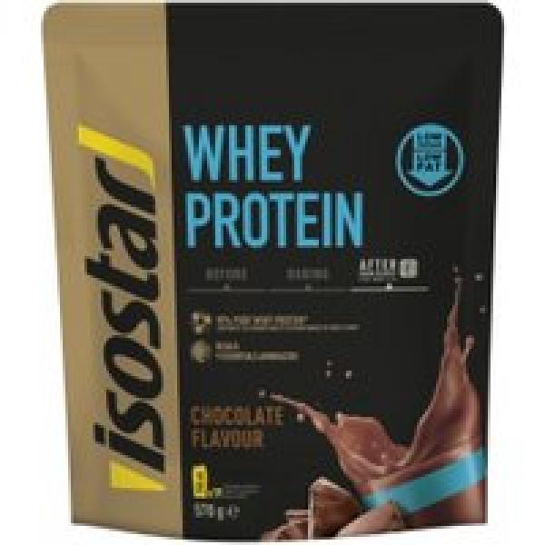isostar whey protein plus chocolate protein drink 570g