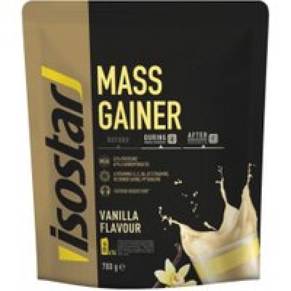 isostar mass gainer vanilla protein drink 700g