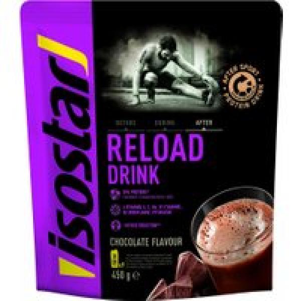 isostar reload drink 450g chocolade